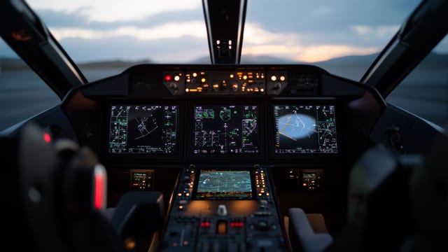 Integrated cockpit touch display under high ambient light