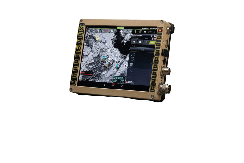 Fully integrated rugged display and HMI system