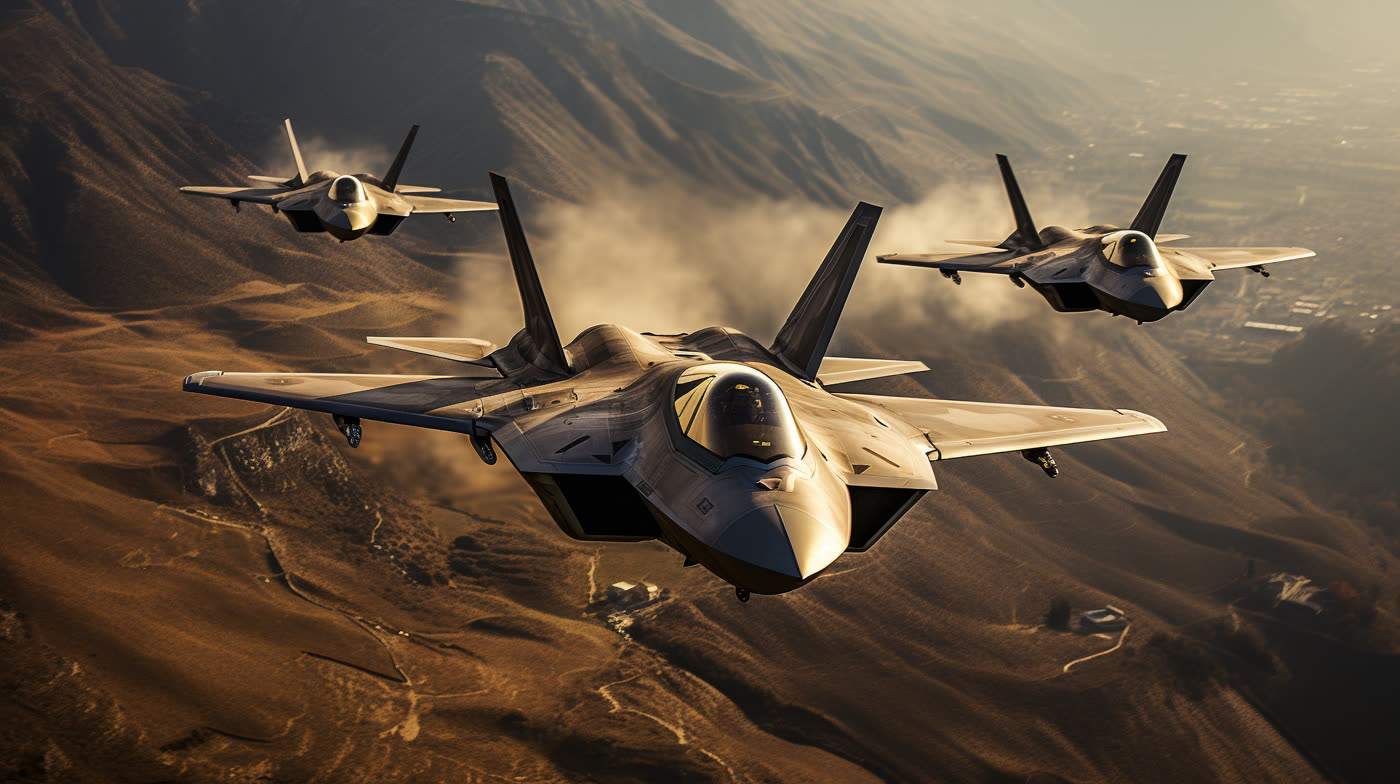Aircraft in flight