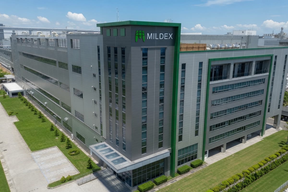 Mildex Optical manufacturing facility in Taiwan