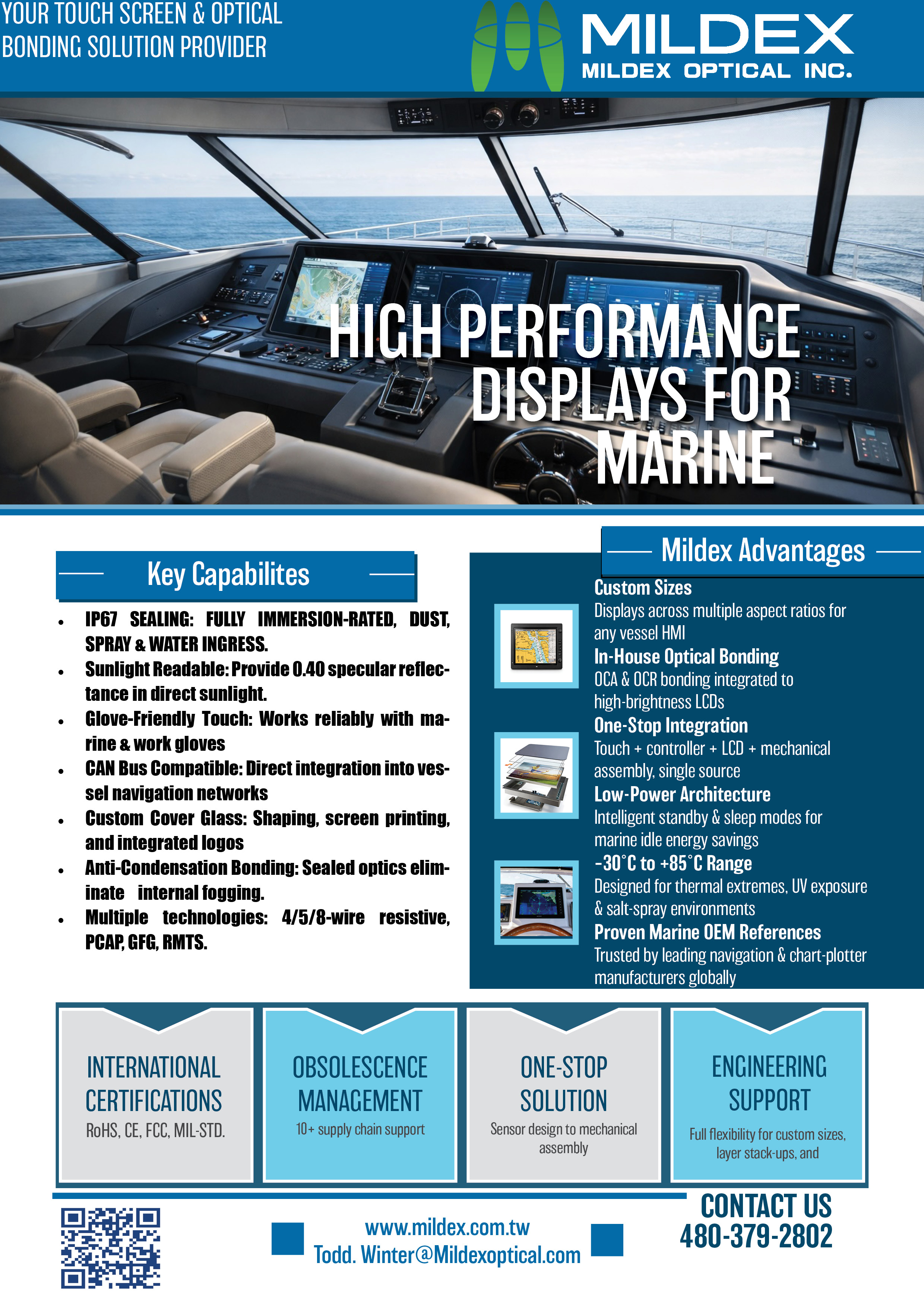 Mildex marine display flyer