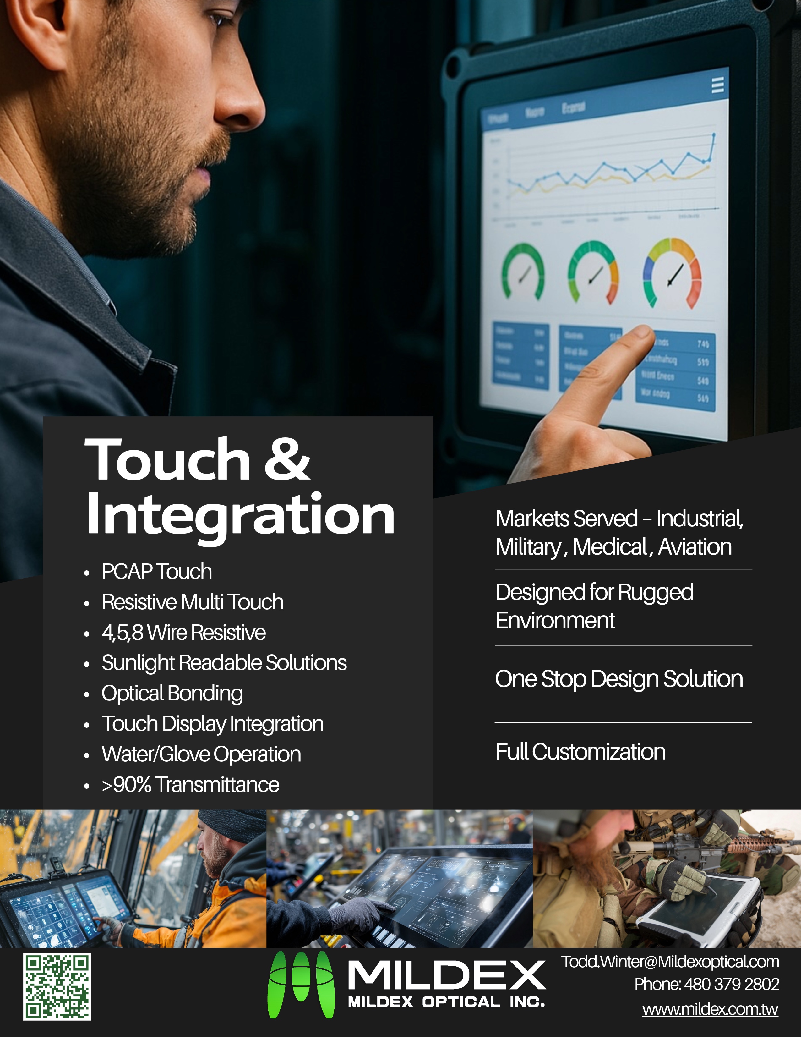 Mildex touch integration flyer